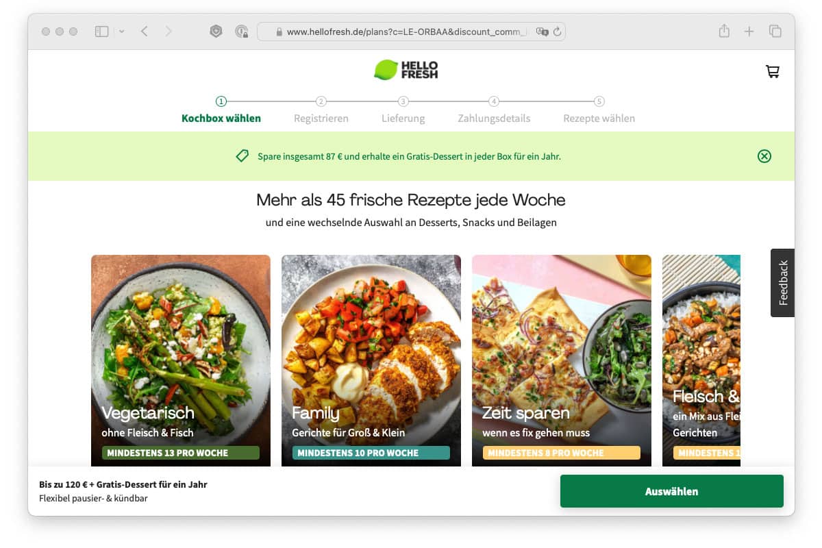HelloFresh в Германии.