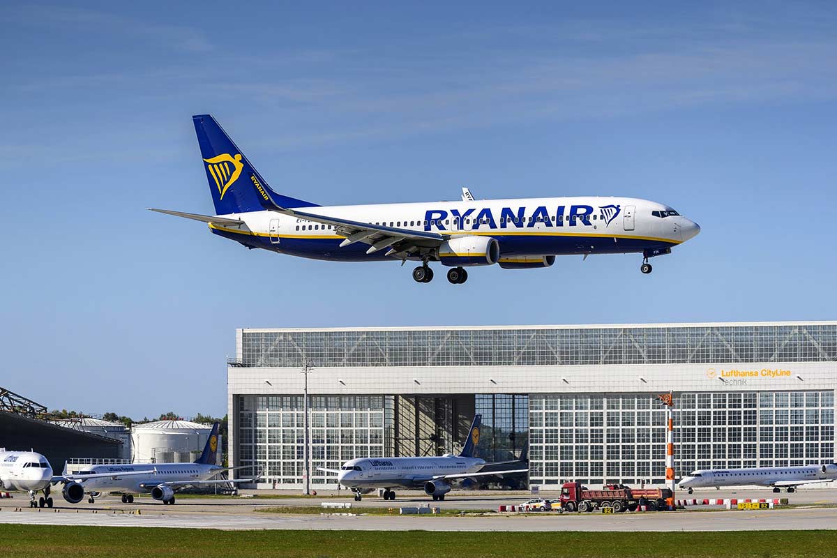 Ryanair сокращает рейсы из Германии в 2025 году. Фото: pixabay.com