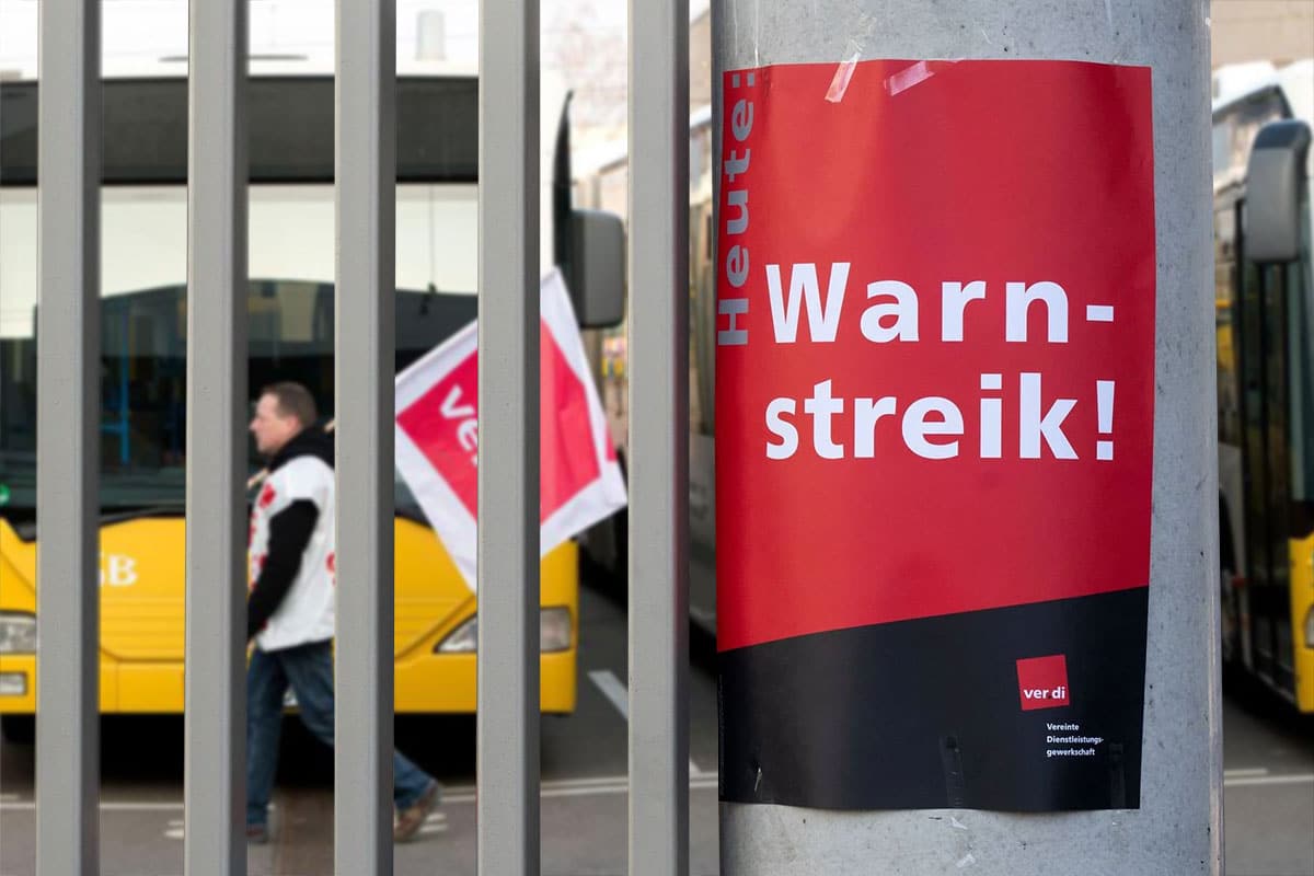 Забастовки общественного транспорта в Германии 2 февраля 2026 года. Фото: wikimedia commons