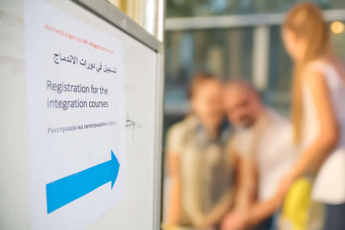 Беженцев перестали принимать на языковые курсы в Германии. Фото: wikimedia commons