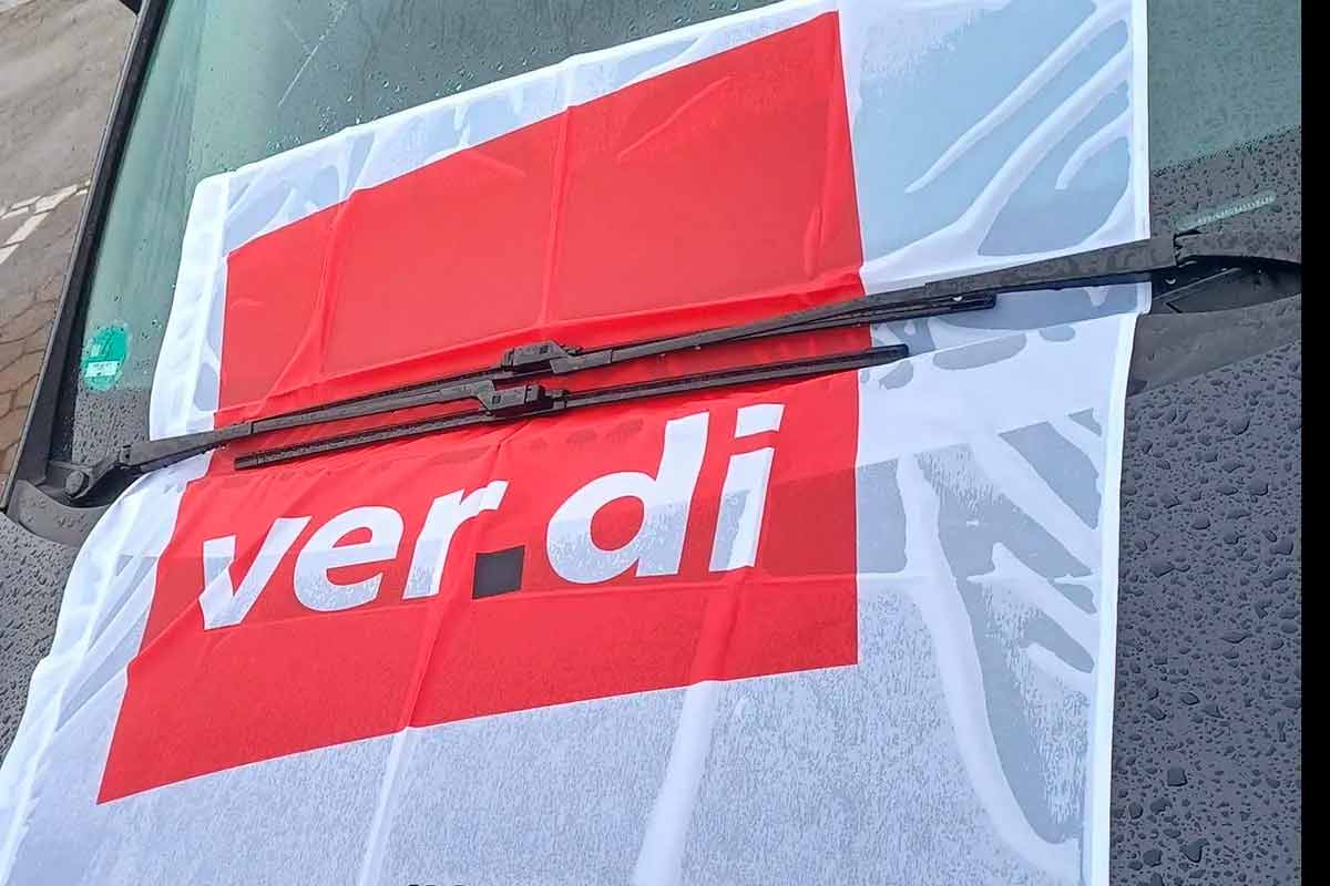 Масштабная забастовка Verdi в Германии 2 февраля 2026 года. Фото: wikimedia commons