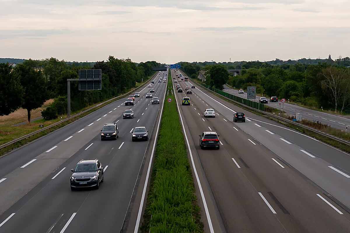 Штрафы за нарушение дистанции на автобане в Германии. Фото: wikimedia commons