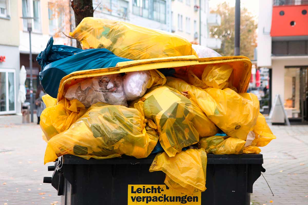 Желтый контейнер в Германии: что выбрасывают неправильно. Фото: pixabay.com
