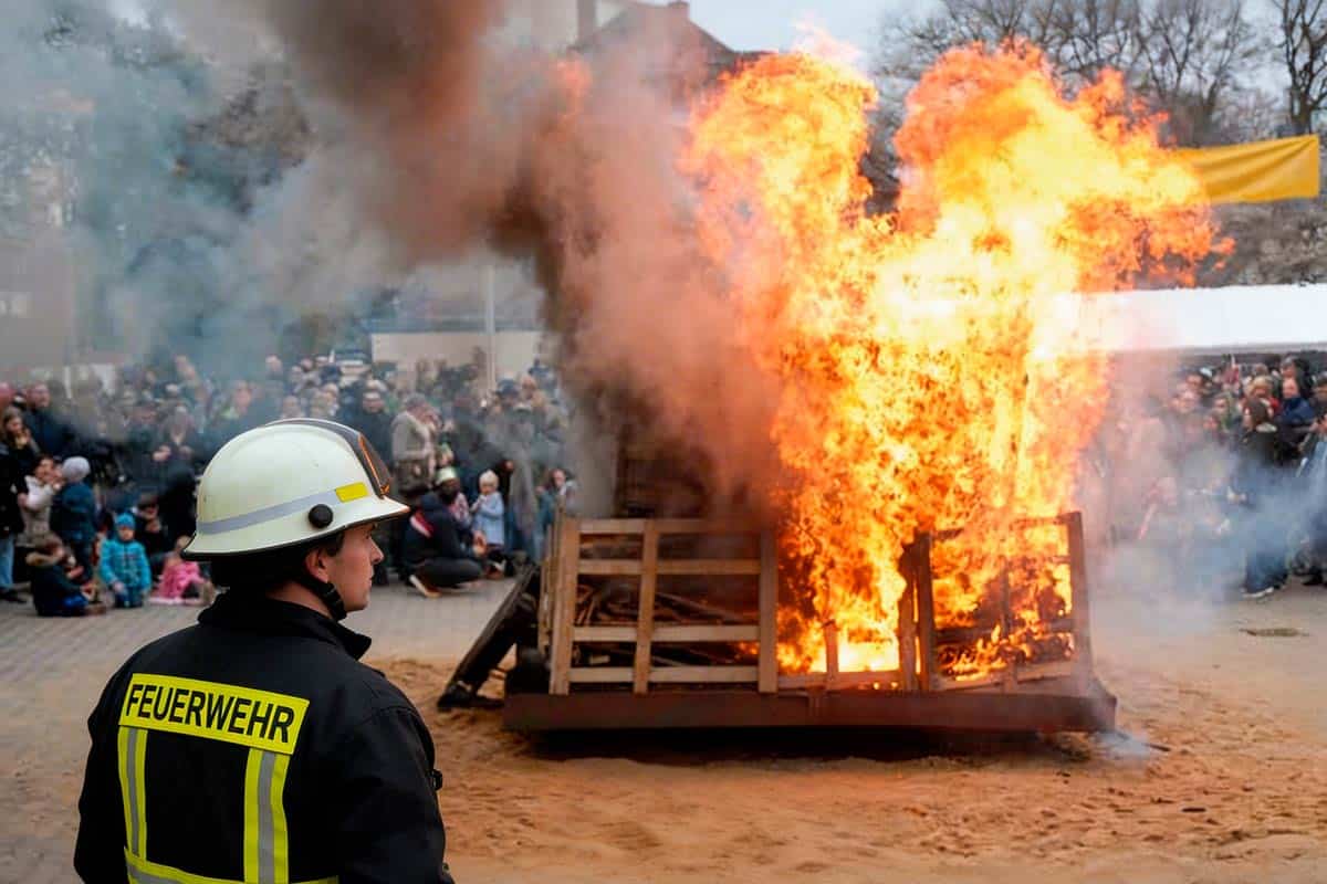 Пасхальные костры в Германии 2026: традиции и безопасность . Фото: ausnews.de