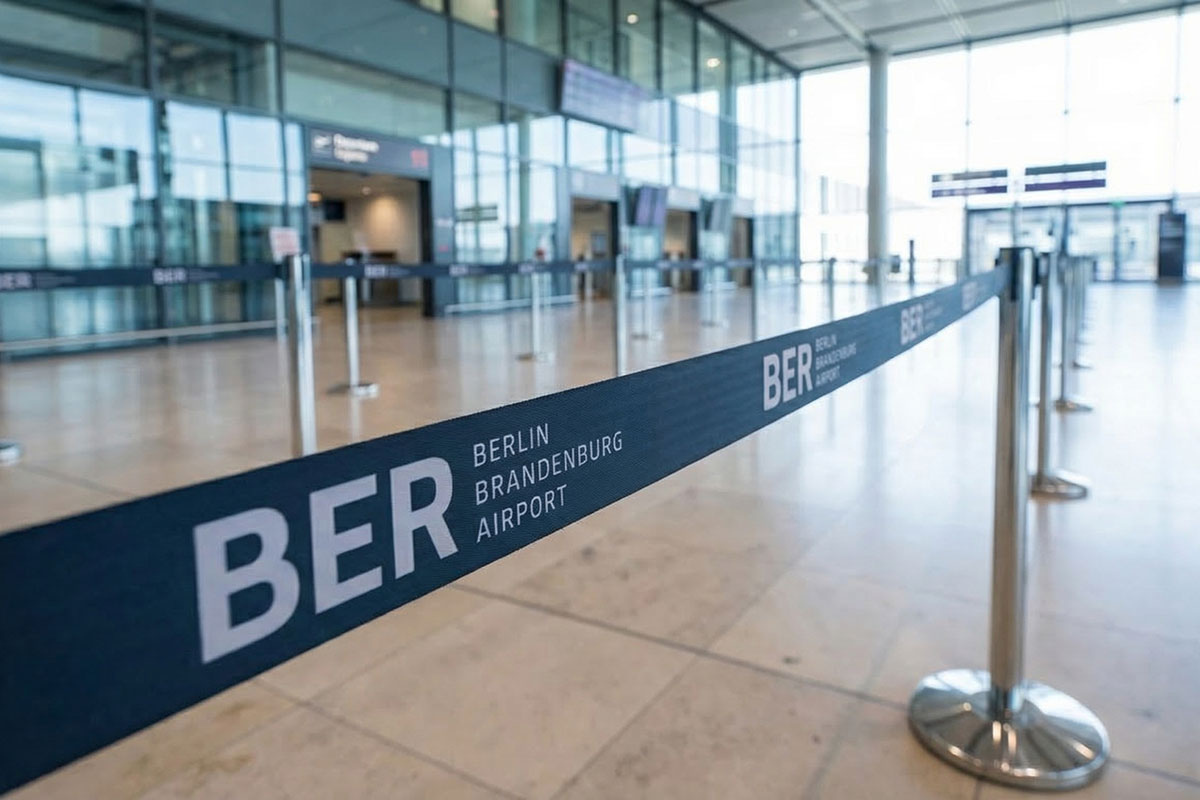 Забастовка в аэропорту Берлина 18 марта 2026 года. Фото: ausnews.de