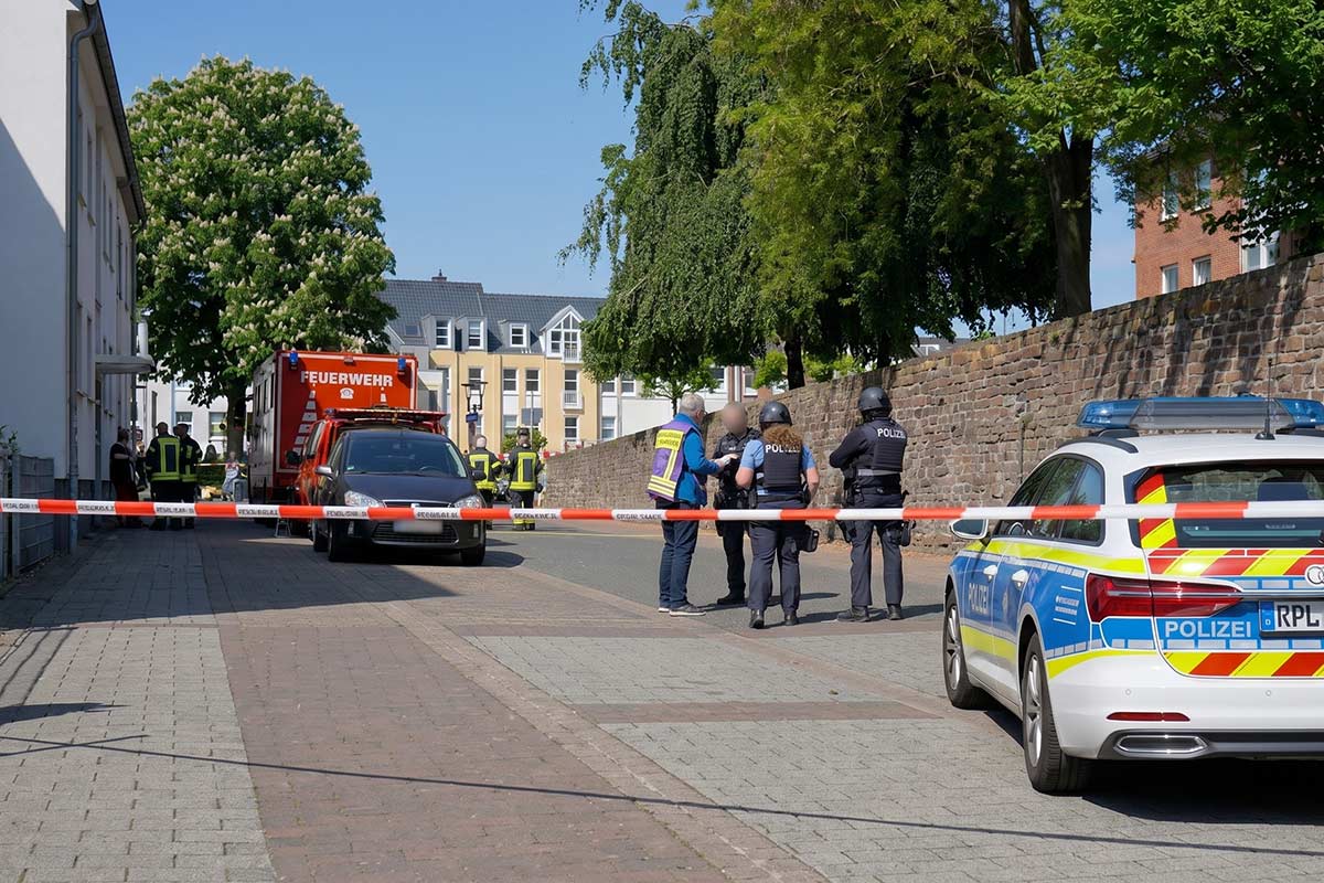 В Германии захвачены заложники в банке на западе страны