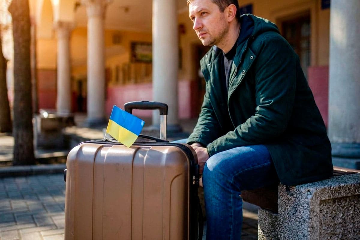 ЕС хочет изменить правила для украинских беженцев-мужчин. Фото: ausnews.de