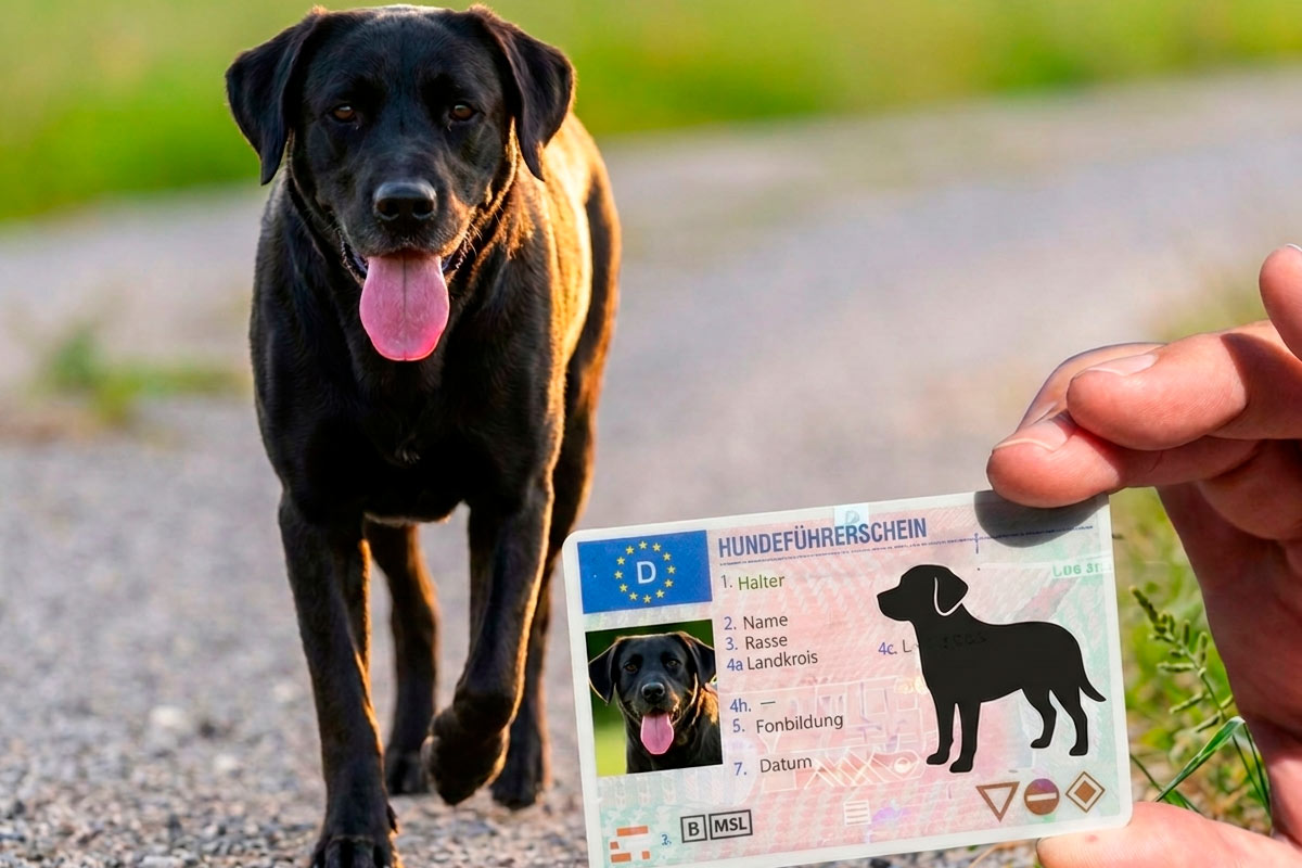 В Германии грозит штраф до 50 000 € за собаку без Hundeführerschein. Фото: ausnews.de