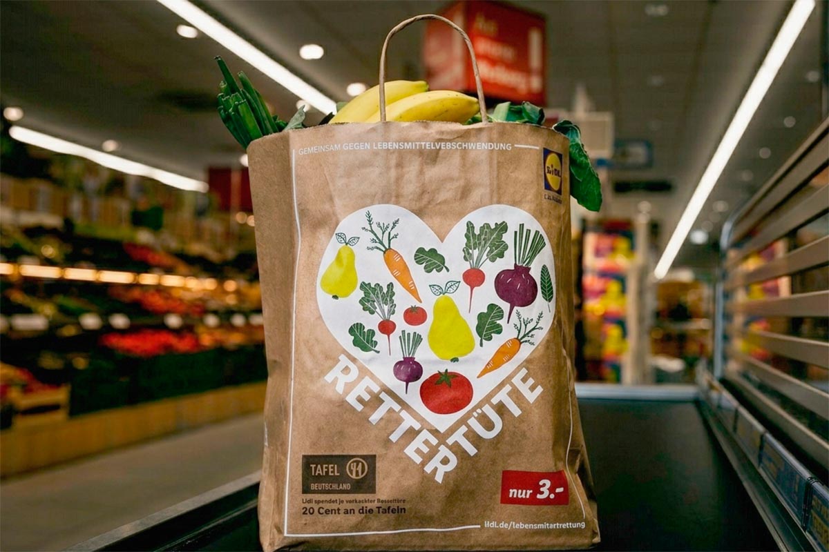 Rettertüte от Lidl: реально ли спасено 100 000 тонн продуктов. Фото: ausnews.de