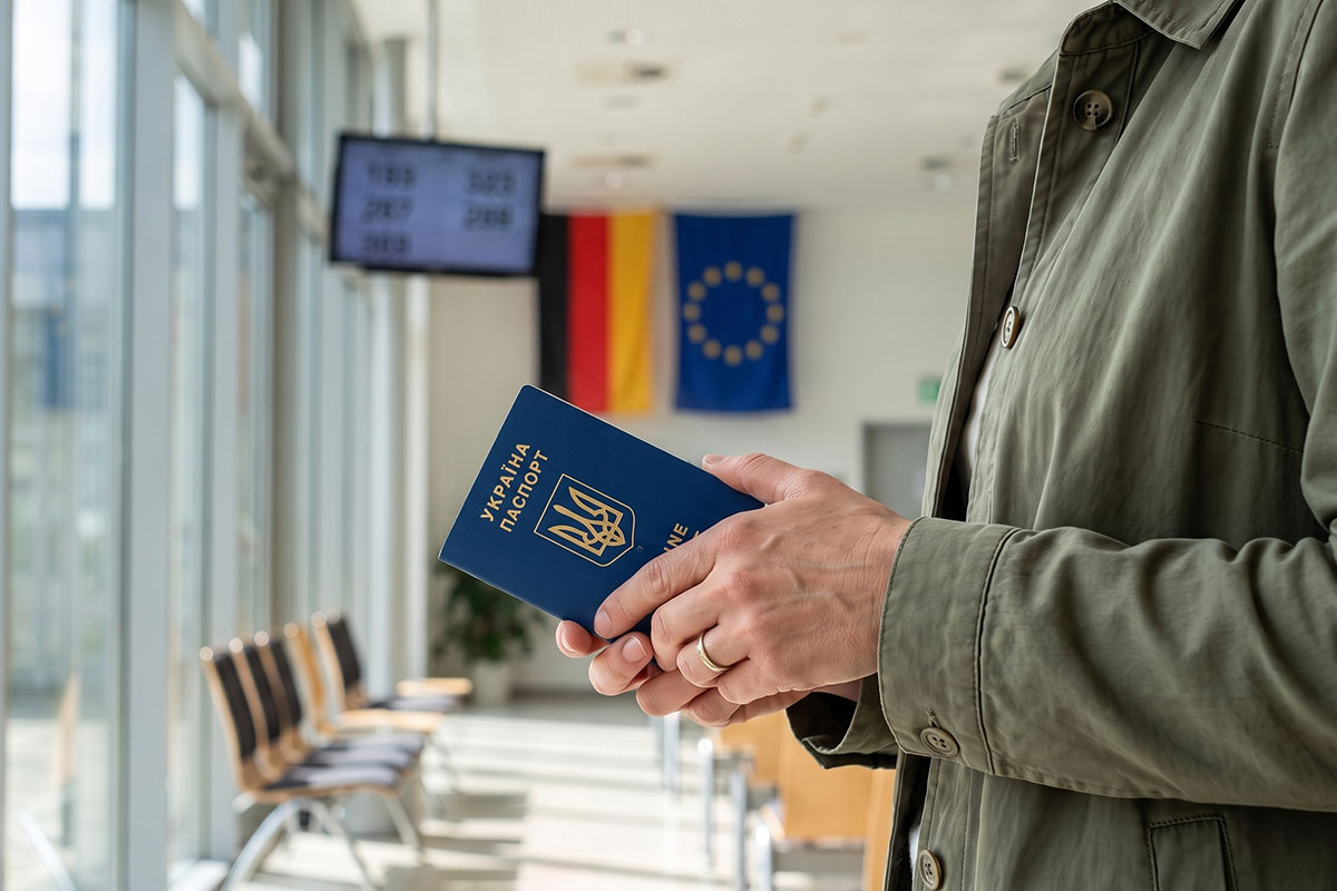 Германия продлила временную защиту для украинцев до 4 марта 2028 года. Фото: ausnews.de